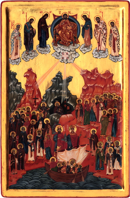 Icon of All the Saints of Switzerland